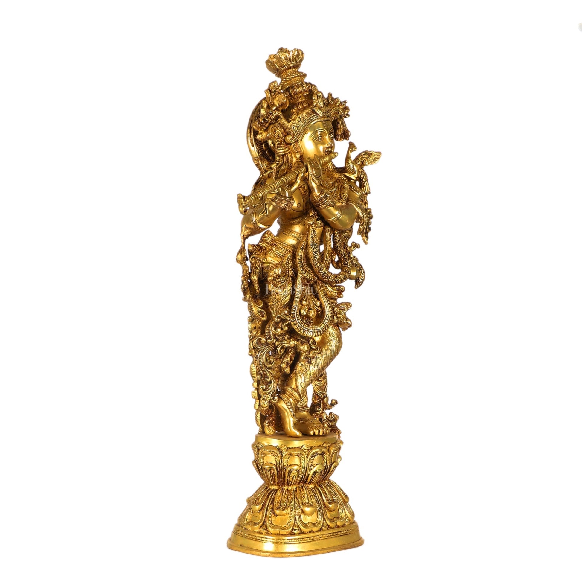 Brass Superfine Krishna Statue 28 inch