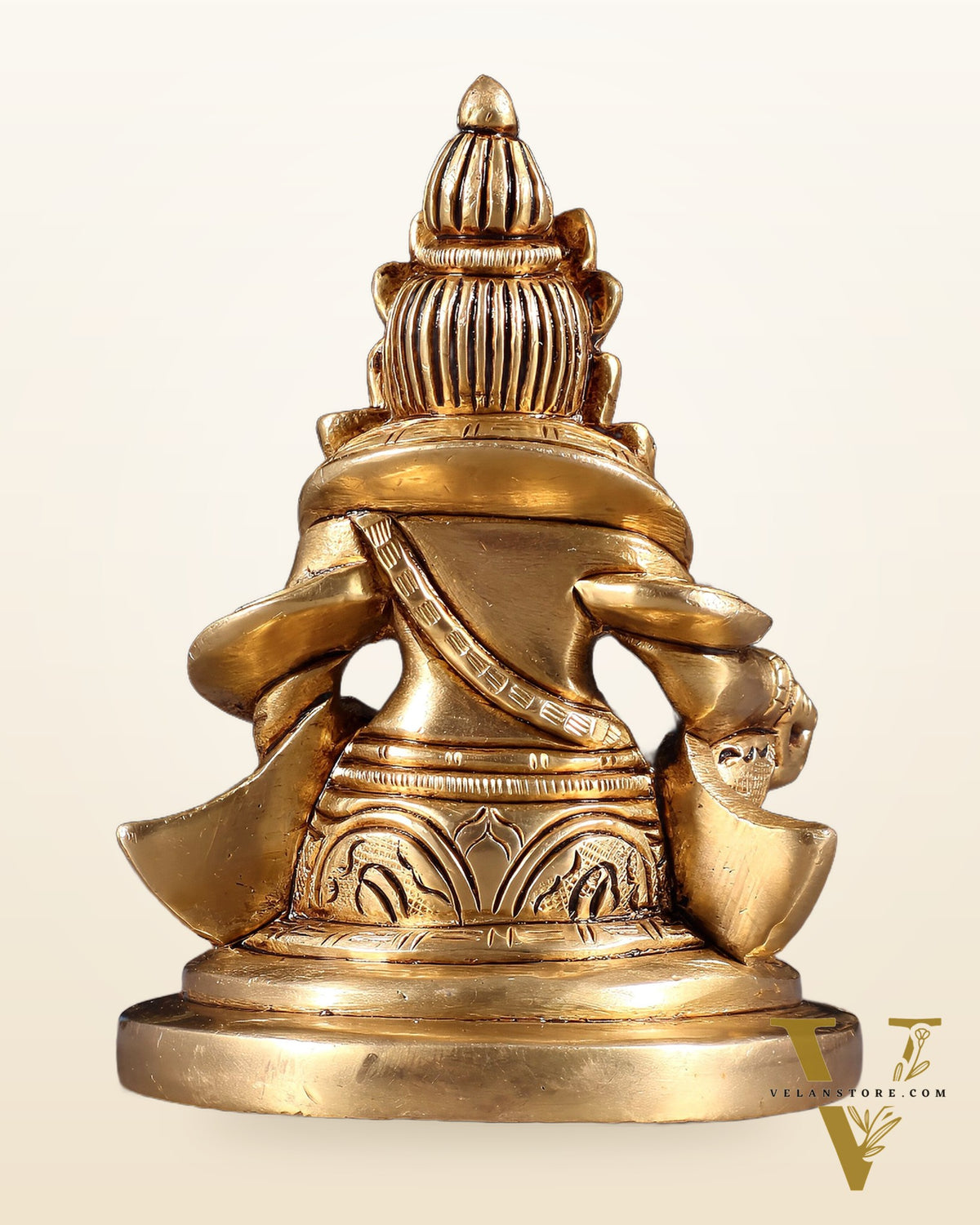 Brass Superfine Kubera Idol 4"