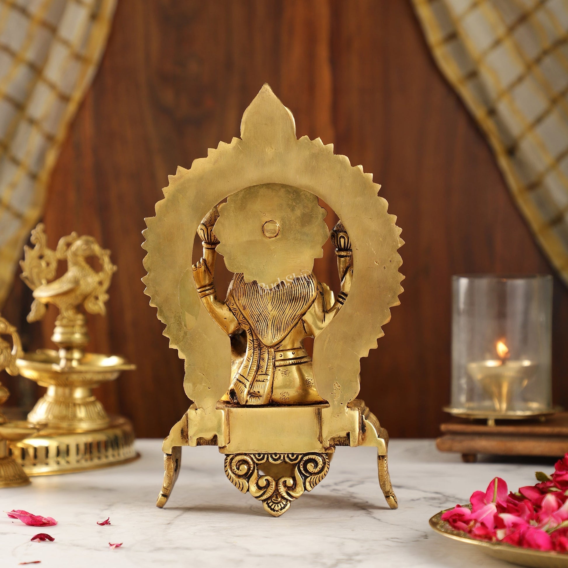 Brass Superfine Lakshmi idol 10.5 "