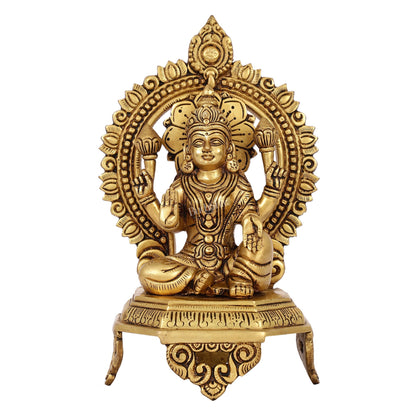 Brass Superfine Lakshmi idol 10.5 "