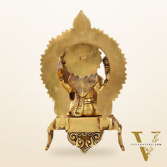 Brass Superfine Lakshmi idol 10.5 "