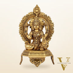 Brass Superfine Lakshmi idol 10.5 "