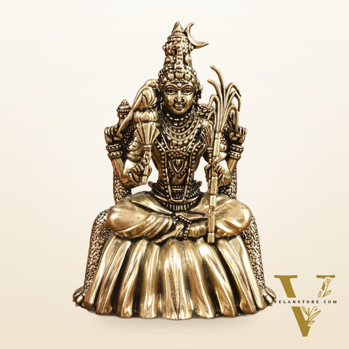 Brass Superfine Lalitadevi Rajarajeshwari Idol kamakshi amman - 4 in Height