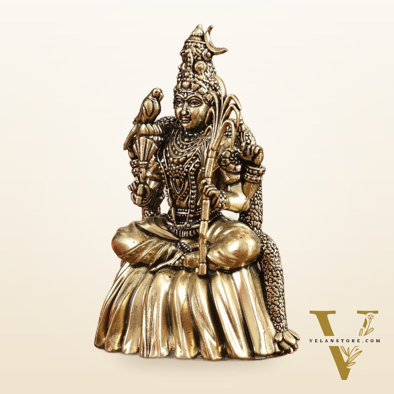 Brass Superfine Lalitadevi Rajarajeshwari Idol kamakshi amman - 4 in Height