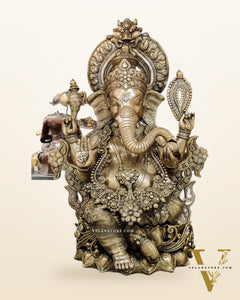 Brass Superfine Large Ganesha Statue 29 inch