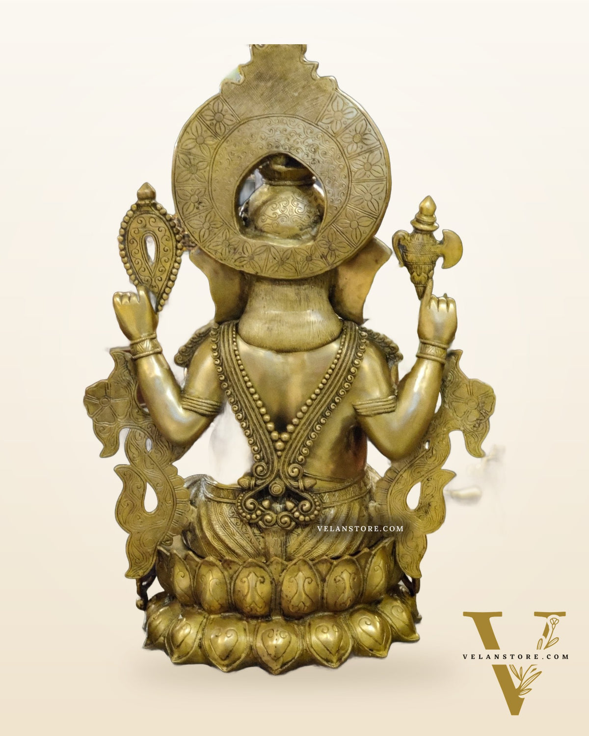 Brass Superfine Large Ganesha Statue 29 inch