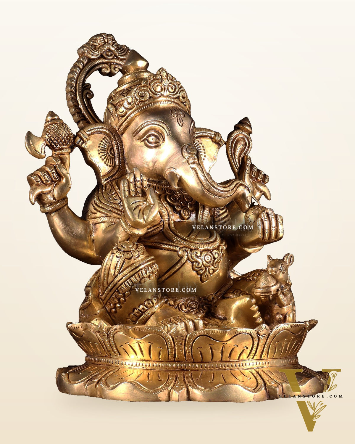 Brass Superfine Lord Ganesha Idol 10 inch