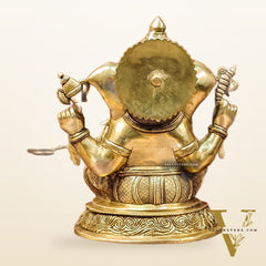 Brass Superfine Lord Ganesha Idol 15 inch
