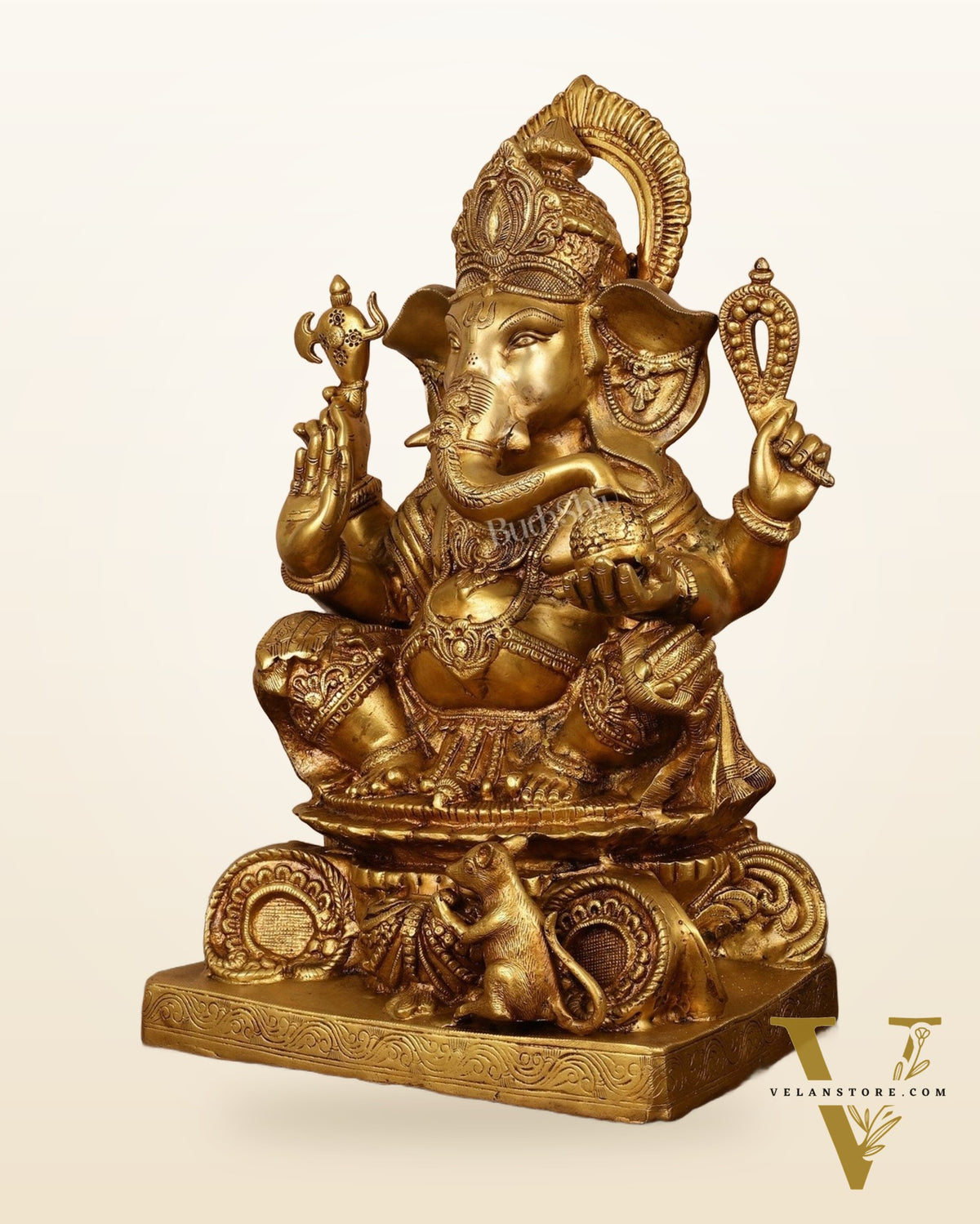 Brass Superfine Lord Ganesha Idol - 22 Inch