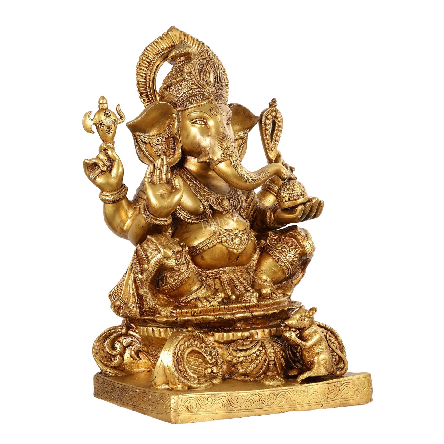 Brass Superfine Lord Ganesha Idol - 22 Inch