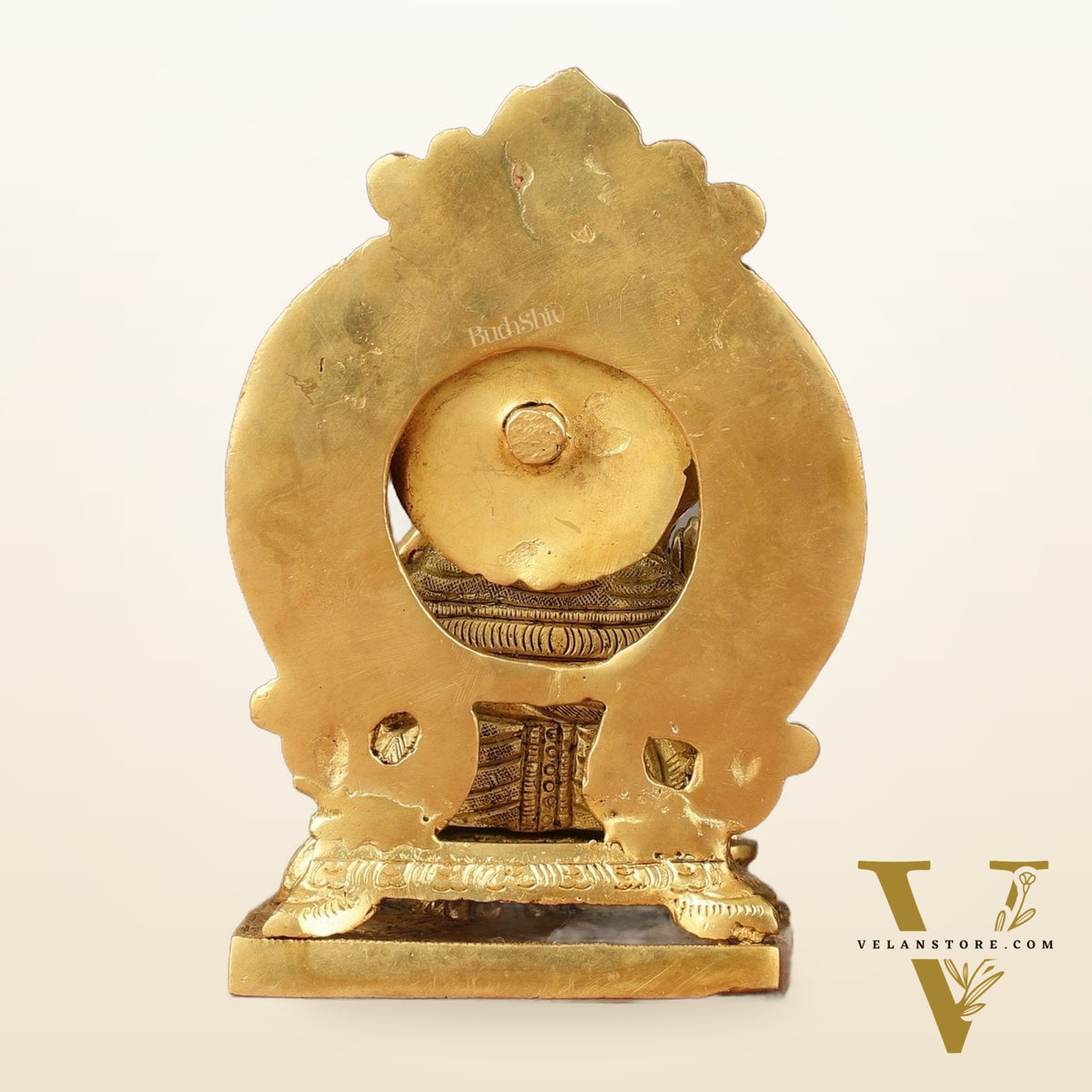 Brass Superfine Lord Ganesha idol with Thiruvarchi ( frame ) 6"