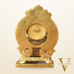 Brass Superfine Lord Ganesha idol with Thiruvarchi ( frame ) 6"