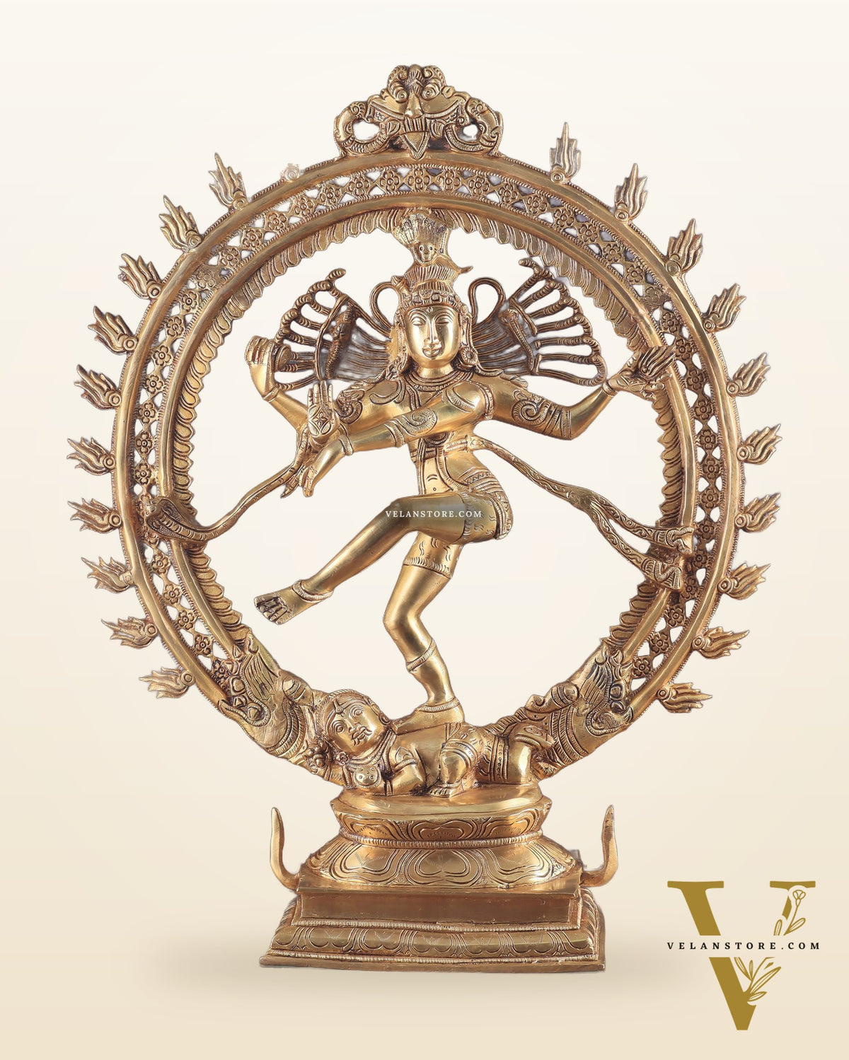 Brass Superfine Lord Nataraja Finely Crafted Statue 24.5"