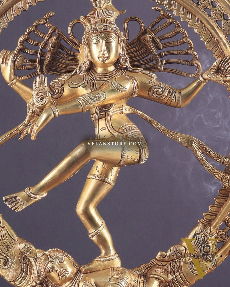 Brass Superfine Lord Nataraja Finely Crafted Statue 24.5"