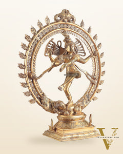 Brass Superfine Lord Nataraja Finely Crafted Statue 24.5"