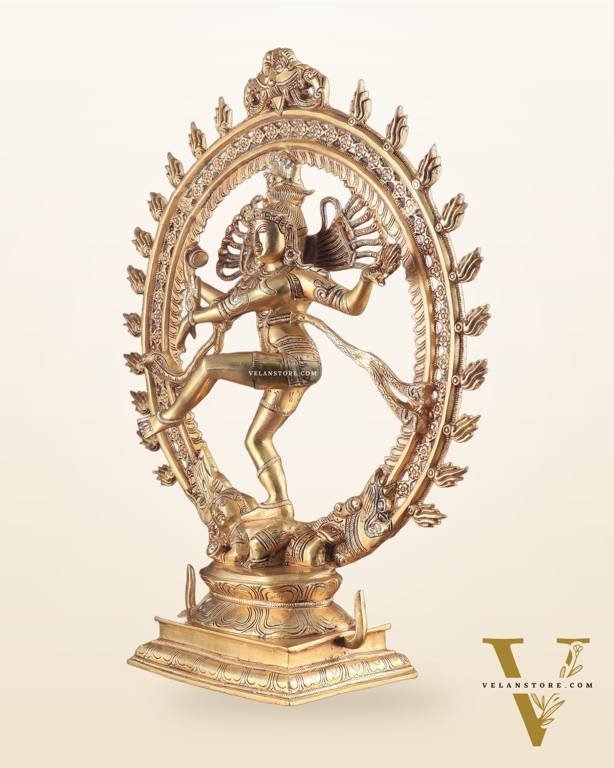 Brass Superfine Lord Nataraja Finely Crafted Statue 24.5"
