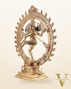 Brass Superfine Lord Nataraja Finely Crafted Statue 24.5"