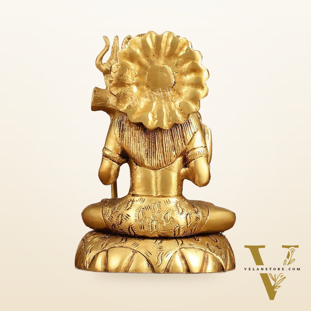 Brass Superfine Lord Shiva Idol - 6 Inch