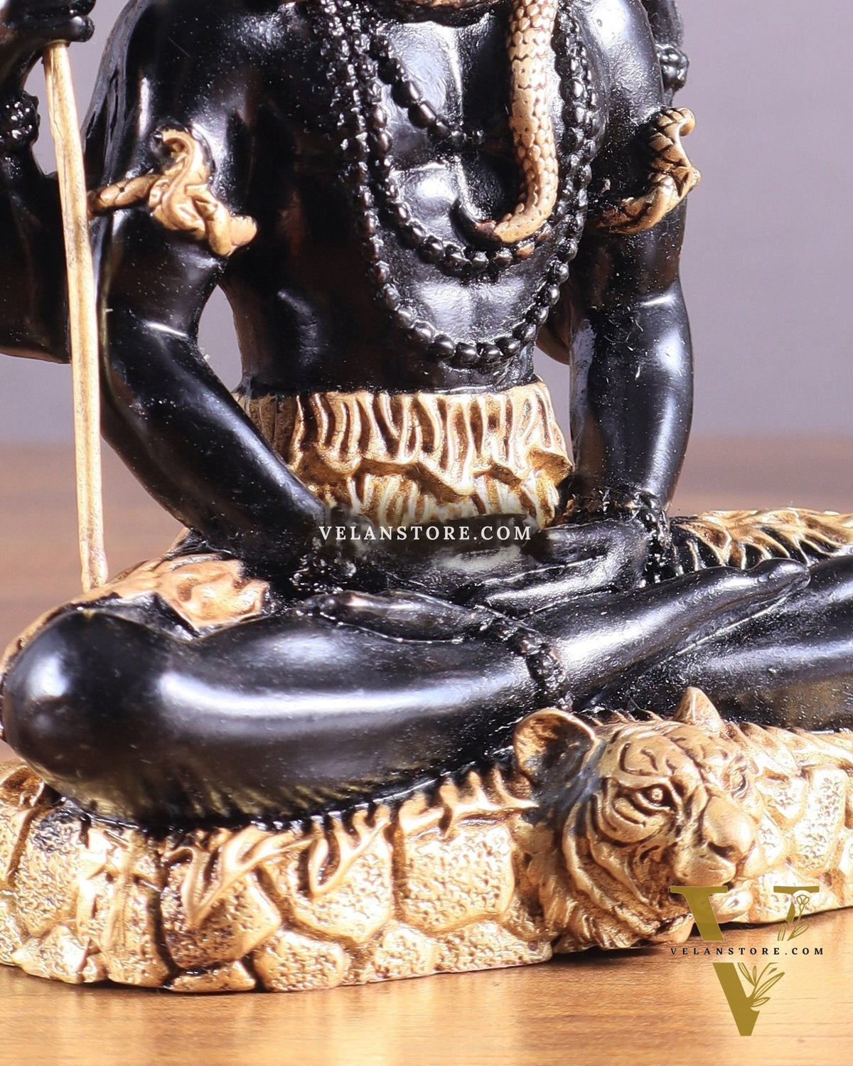 Brass Superfine Lord Shiva in Meditation (Dhyaan Mudra) Statue 6"