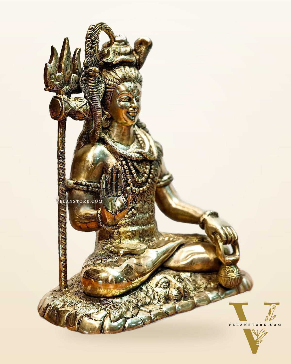 Brass Superfine Lord Shiva statue 15 inch