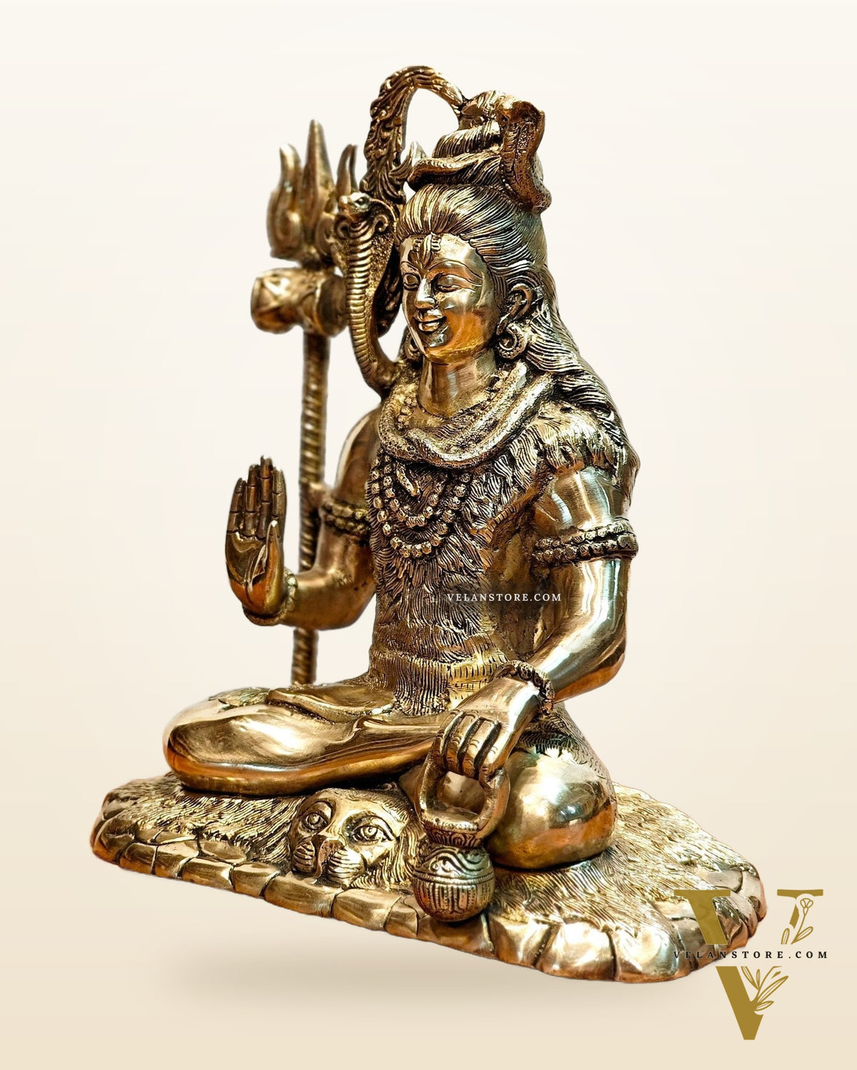 Brass Superfine Lord Shiva statue 15 inch