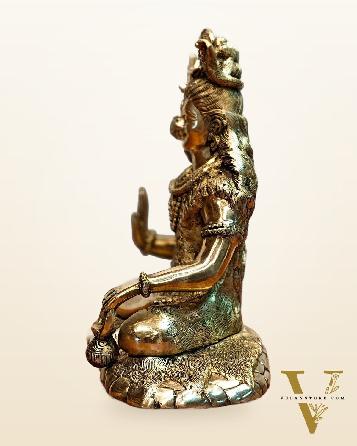Brass Superfine Lord Shiva statue 15 inch