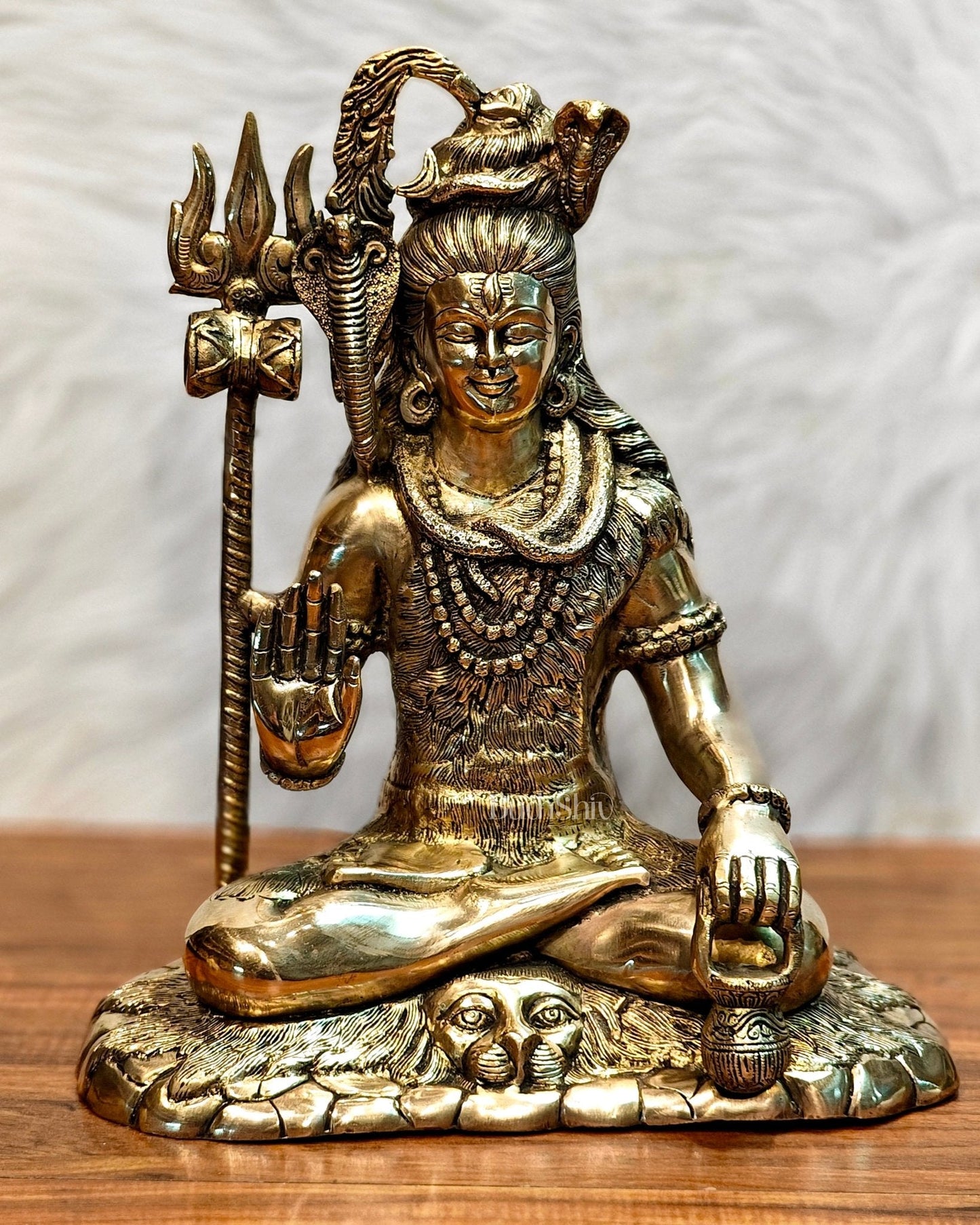 Brass Superfine Lord Shiva statue 15 inch
