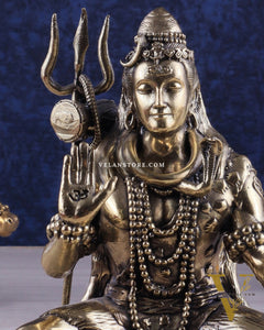 Brass Superfine Lord Shiva Statue 6.5"