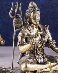 Brass Superfine Lord Shiva Statue 6.5"