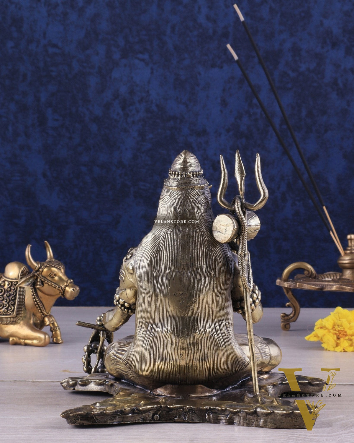Brass Superfine Lord Shiva Statue 6.5"