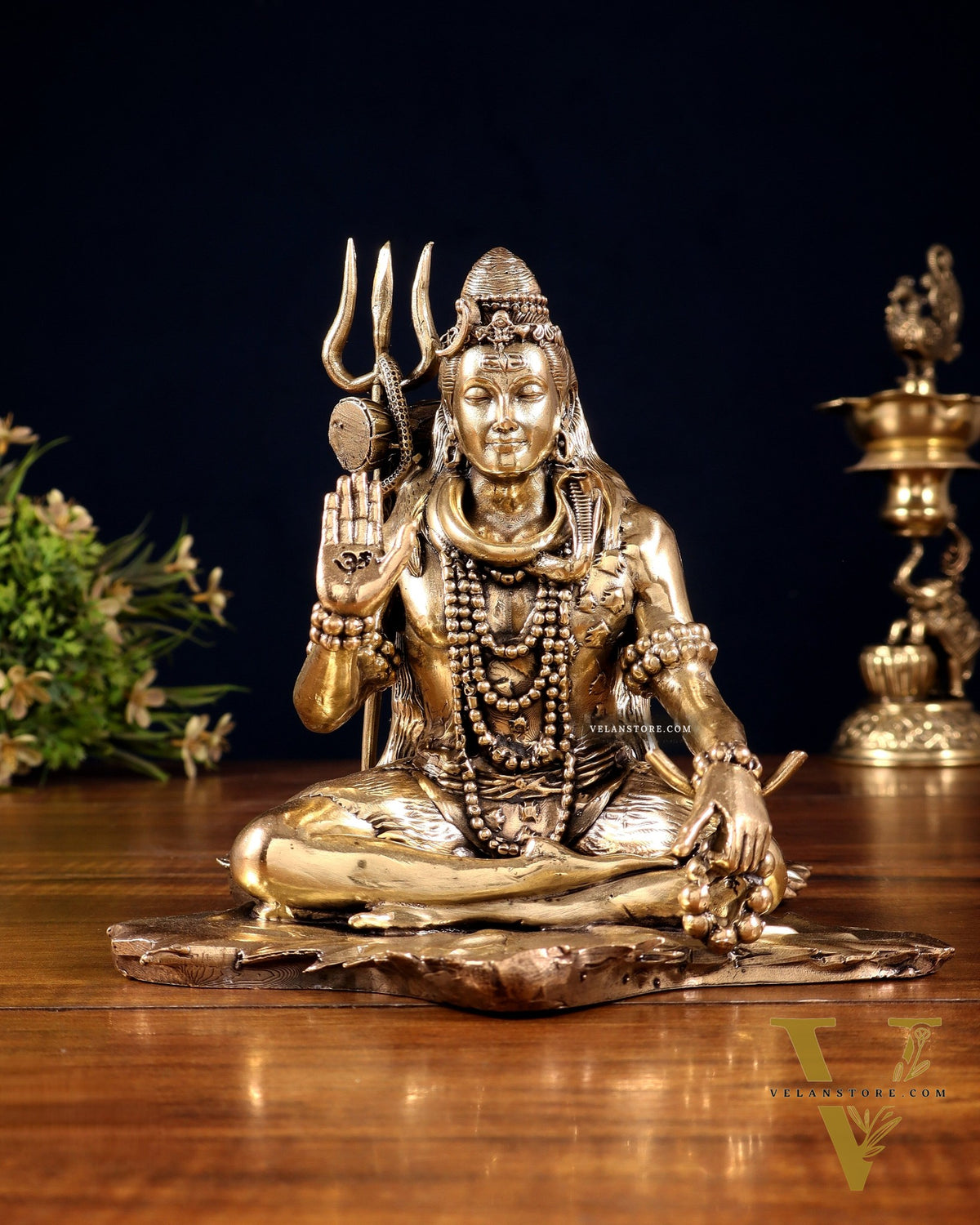 Brass Superfine Lord Shiva Statue 6.5"