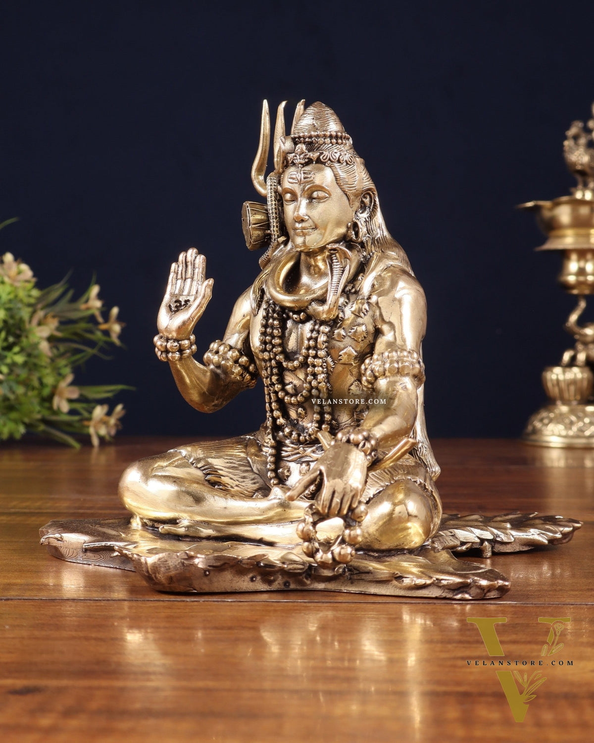 Brass Superfine Lord Shiva Statue 6.5"