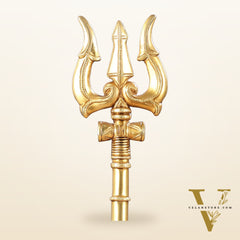 Brass Superfine Lord Shiva Trishul - 19 Inch Statue