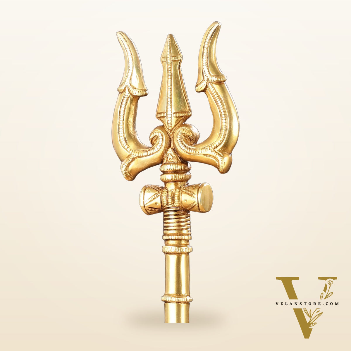 Brass Superfine Lord Shiva Trishul - 19 Inch Statue