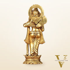 Brass superfine Lord Shri Ram Idol 8 inch