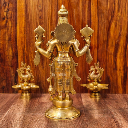 Brass Superfine Lord Vishnu statue 20"