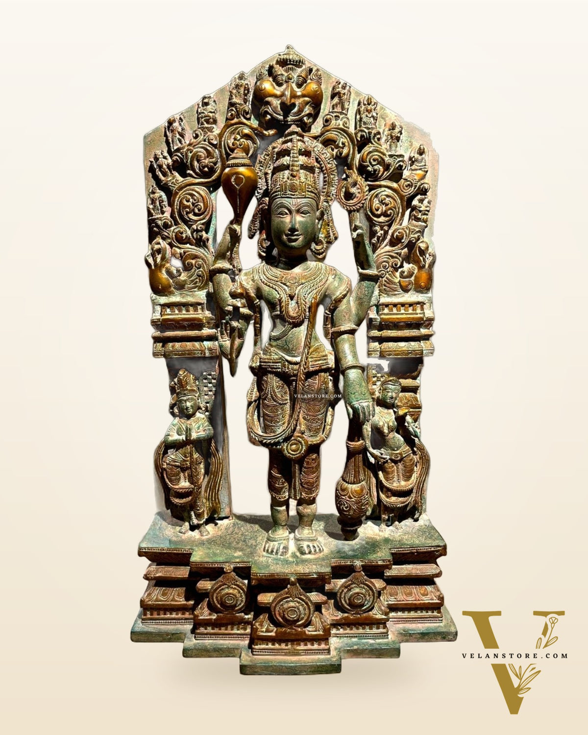 Brass Superfine Lord Vishnu Statue 29"