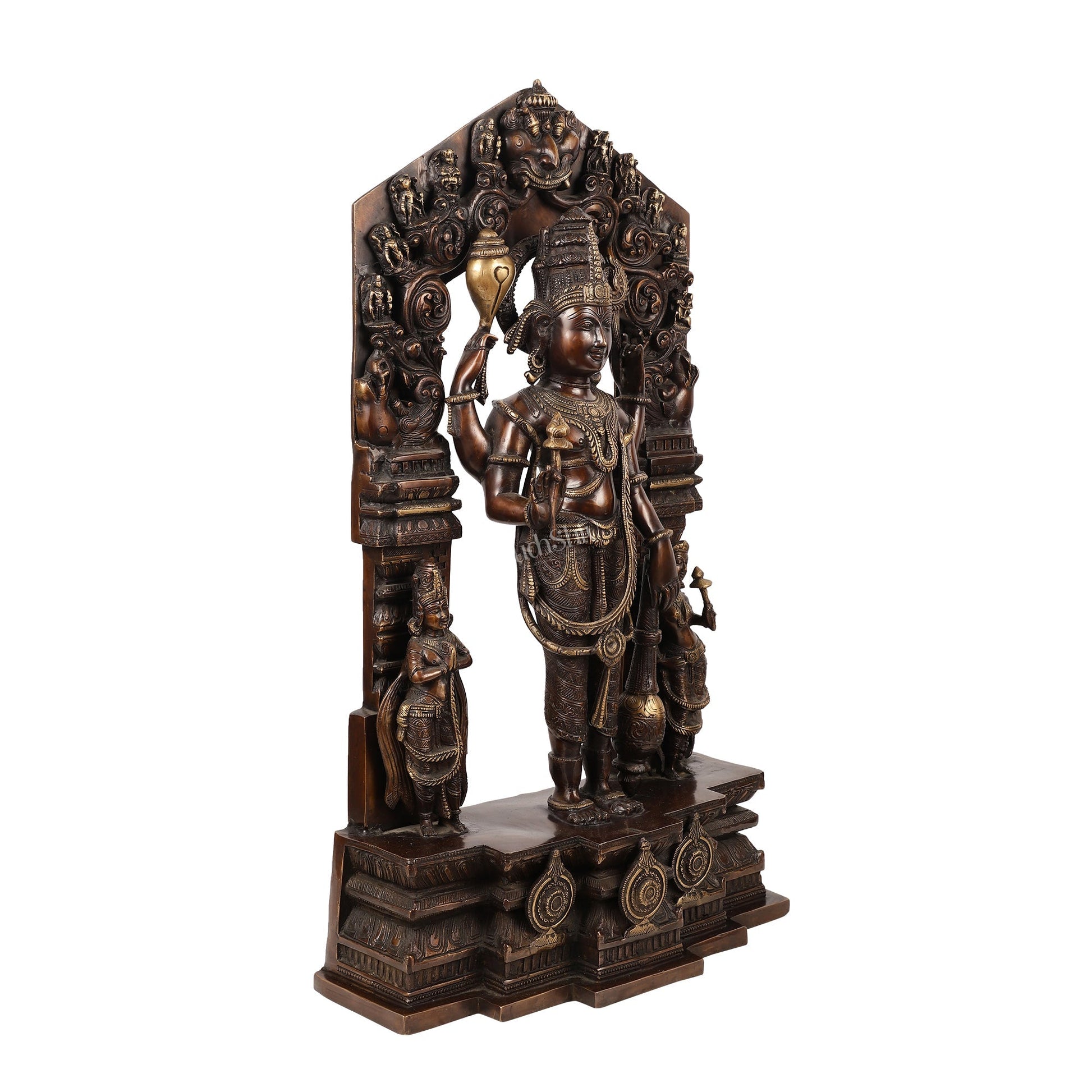 Brass Superfine Lord Vishnu Statue 29"