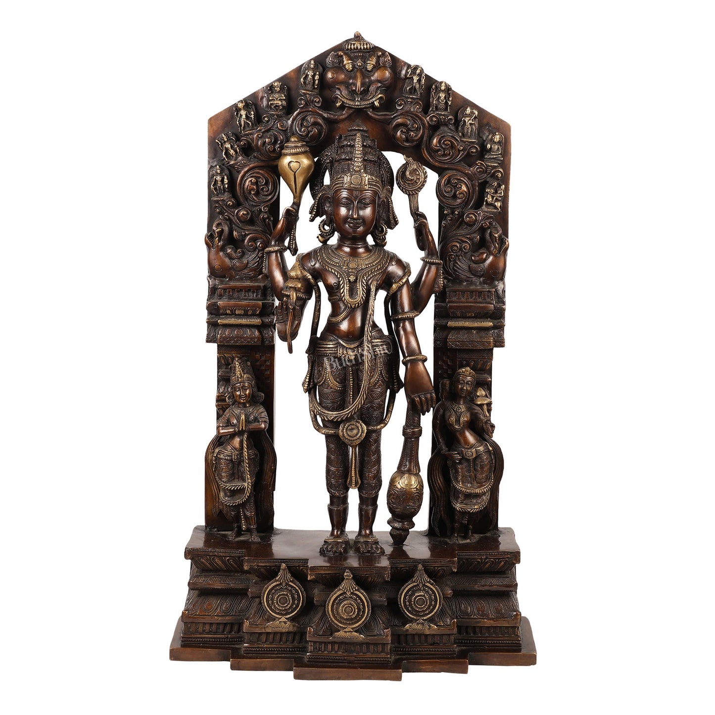 Brass Superfine Lord Vishnu Statue 29"