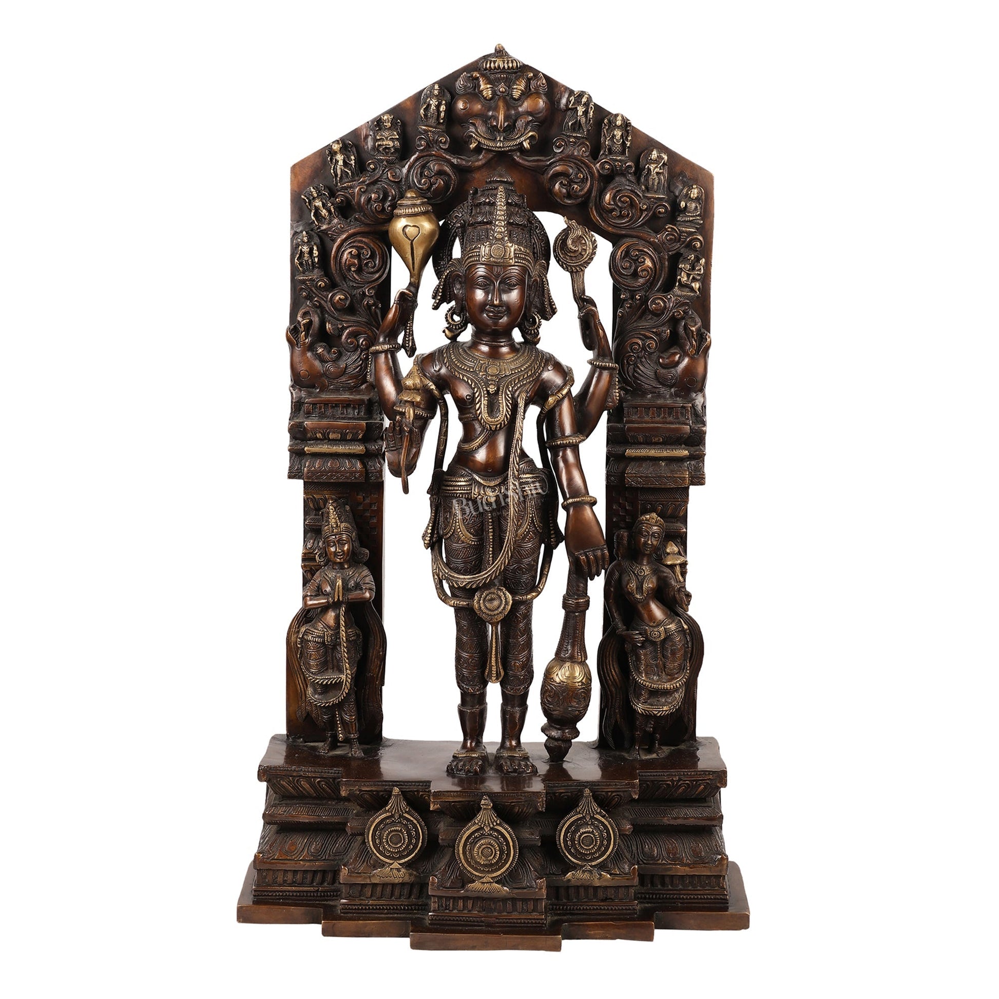 Brass Superfine Lord Vishnu Statue 29"