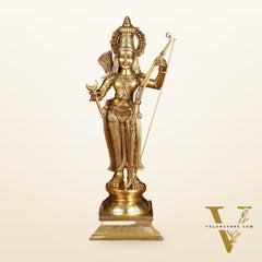 Brass Superfine Magnificent Lord Rama Statue | 27" Tall
