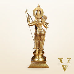 Brass Superfine Magnificent Lord Rama Statue | 27" Tall