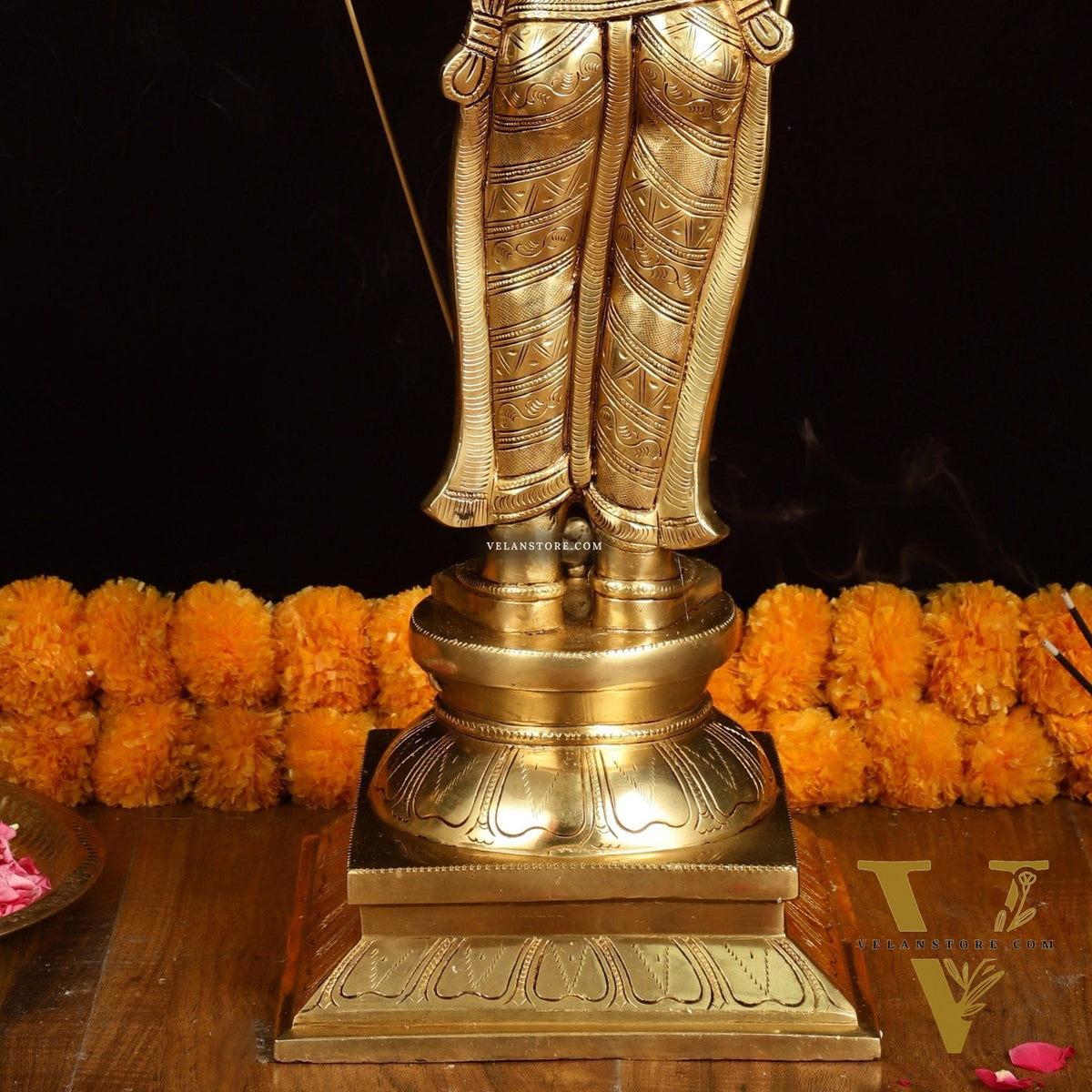 Brass Superfine Magnificent Lord Rama Statue | 27" Tall