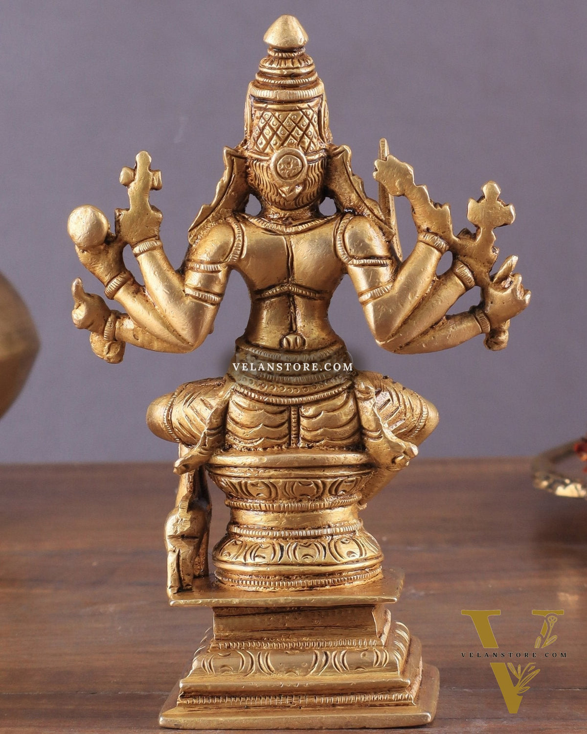 Brass Superfine Mariamman Shakti Idol 6.5"