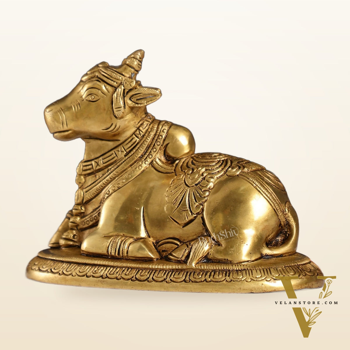 Brass Superfine Nandi Bull Idol | 5.5 inch