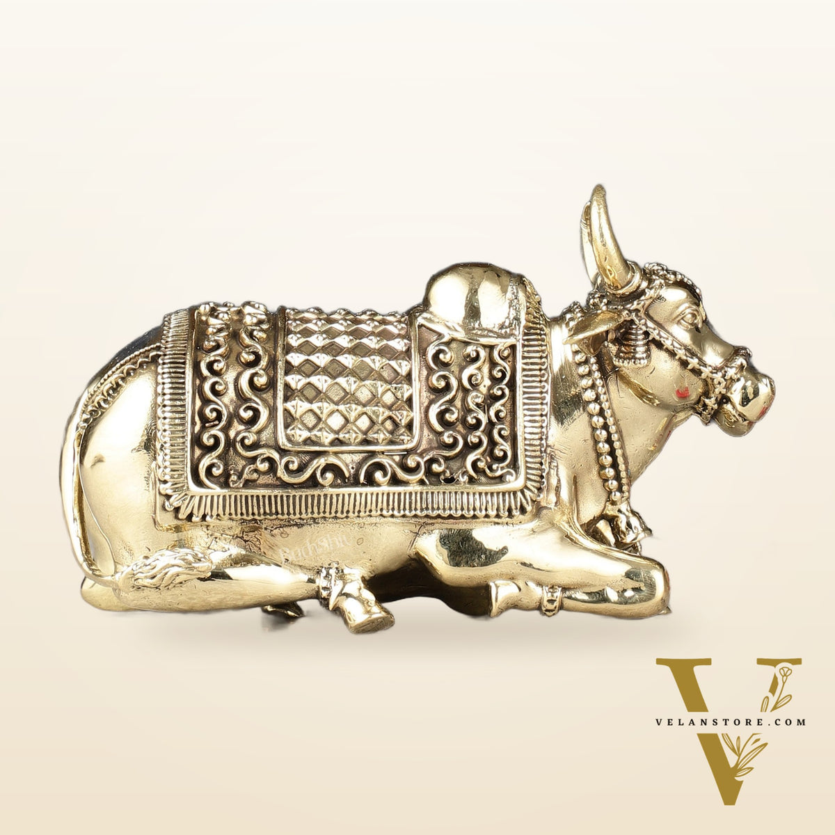 Brass Superfine Nandi Idol - 5.5"