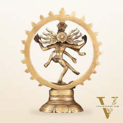 Brass Superfine Nataraja Idol - 7.5 Inch