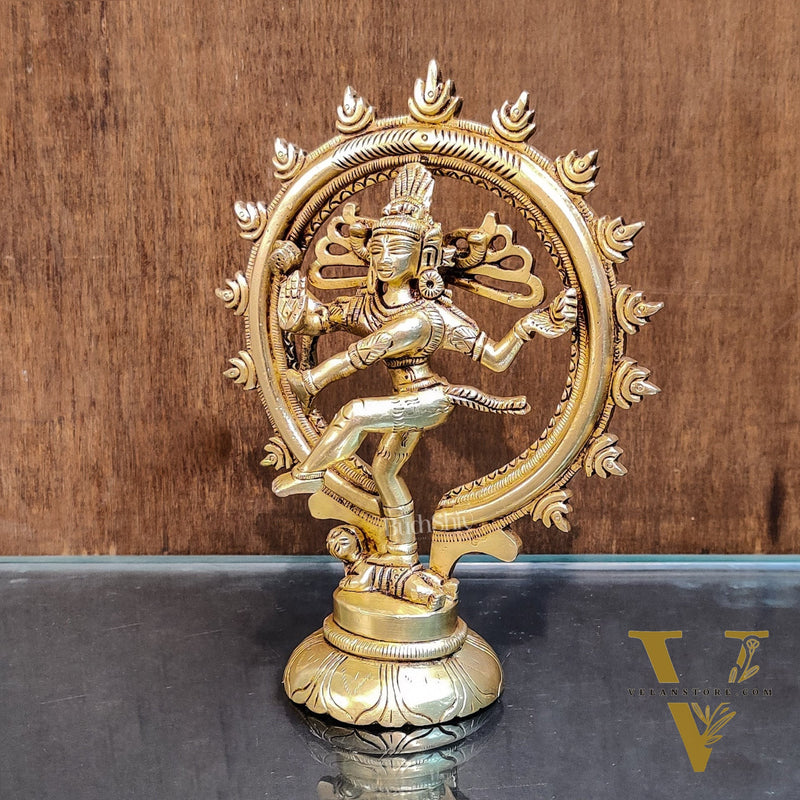 Brass Superfine Nataraja Sculpture 6"
