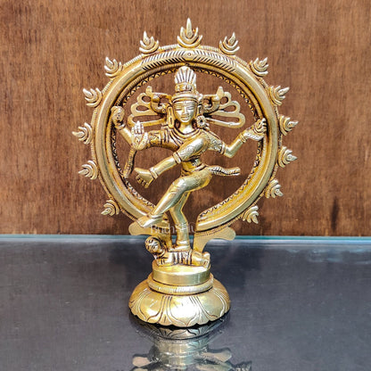 Brass Superfine Nataraja Sculpture 6"