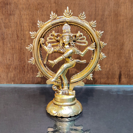Brass Superfine Nataraja Sculpture 6"